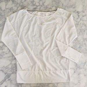 Calvin Klein Performance white mesh top